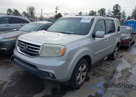 2013 Honda Pilot Ex from USA, damaged, VIN 5FNYF3H47DB015693